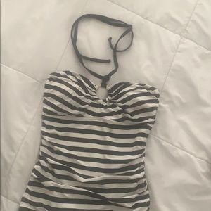 Michael Kros Stripe Swimsuit